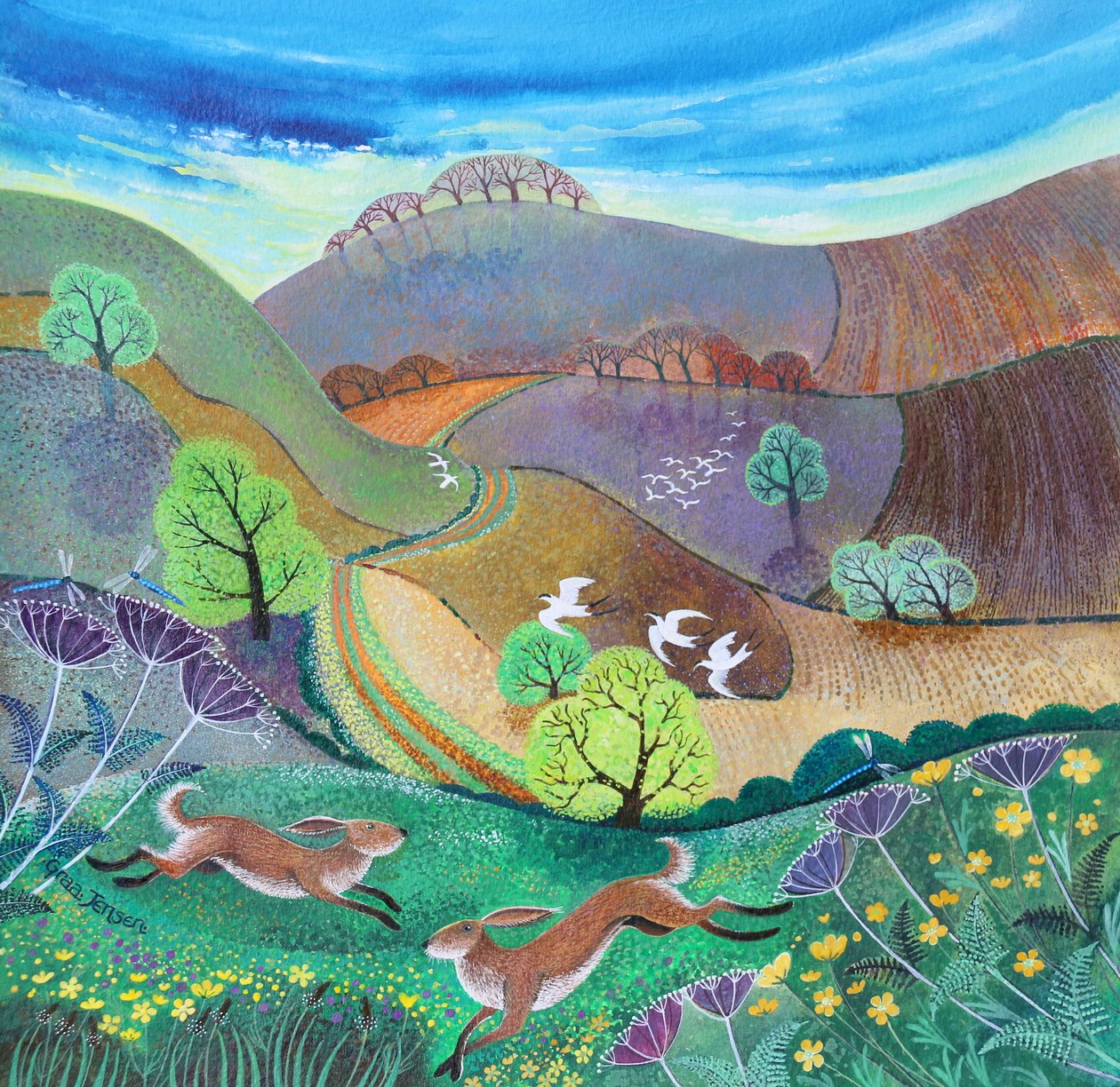 Downland-Hasen von Lisa Graa Jensen