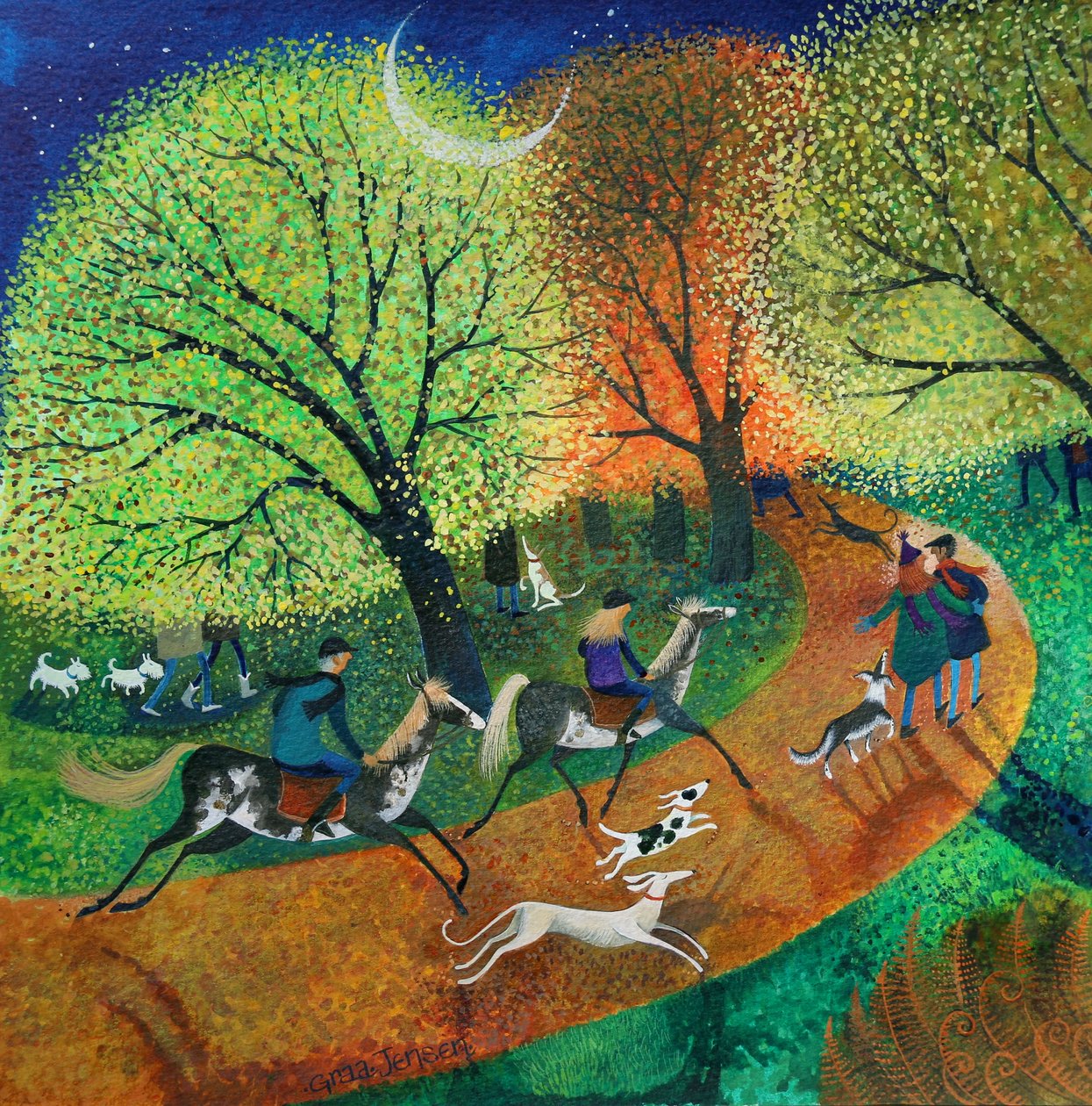 Abendritt, 2018 von Lisa Graa Jensen