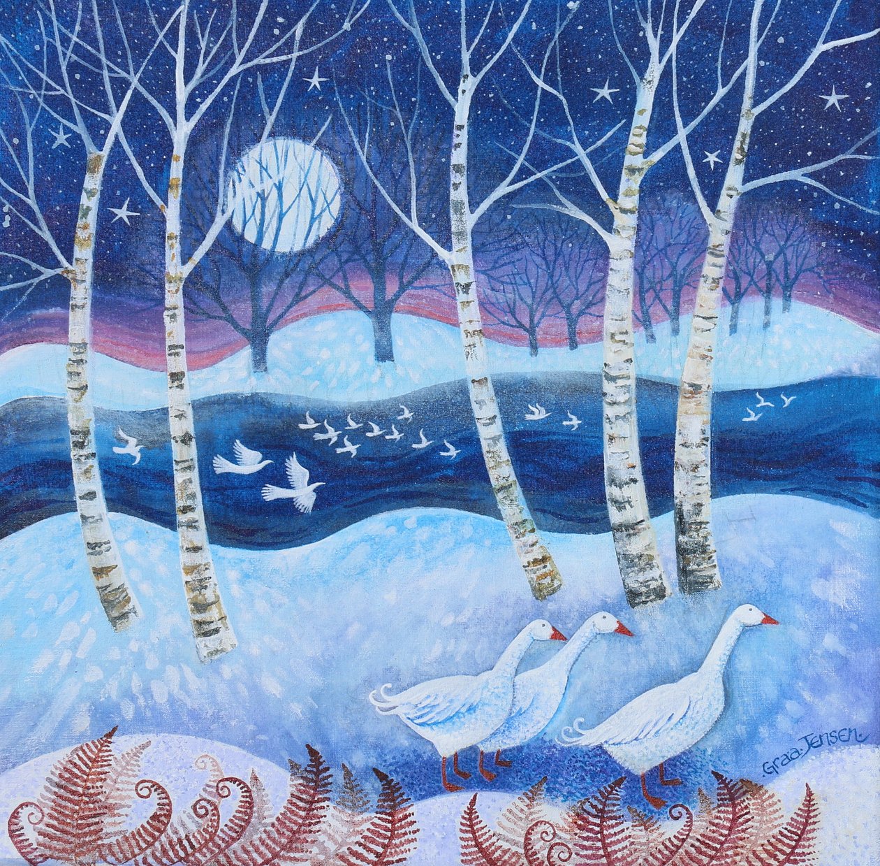 Schneeflug, 2024 von Lisa Graa Jensen