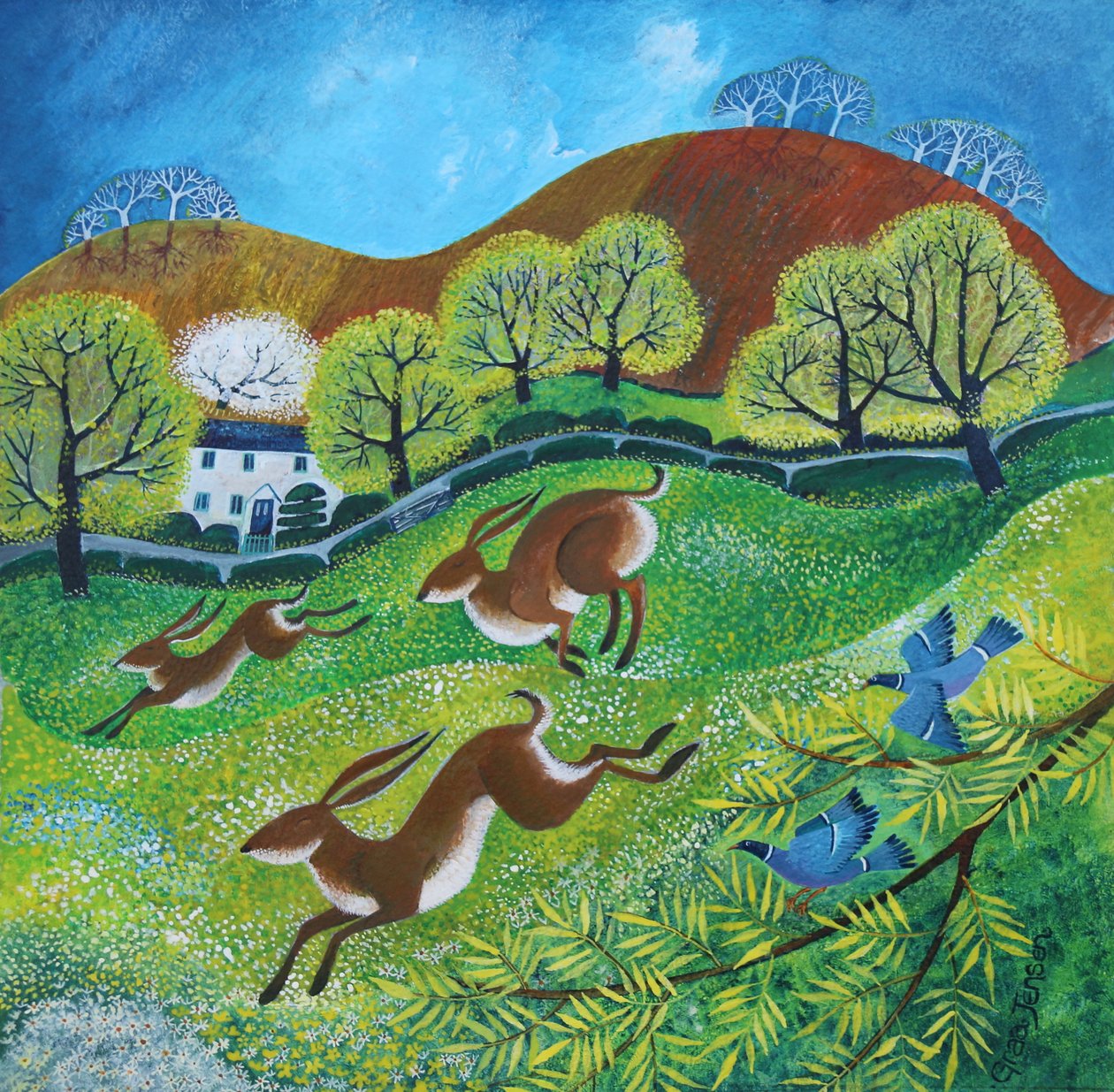Frühlingshasen, 2025 von Lisa Graa Jensen