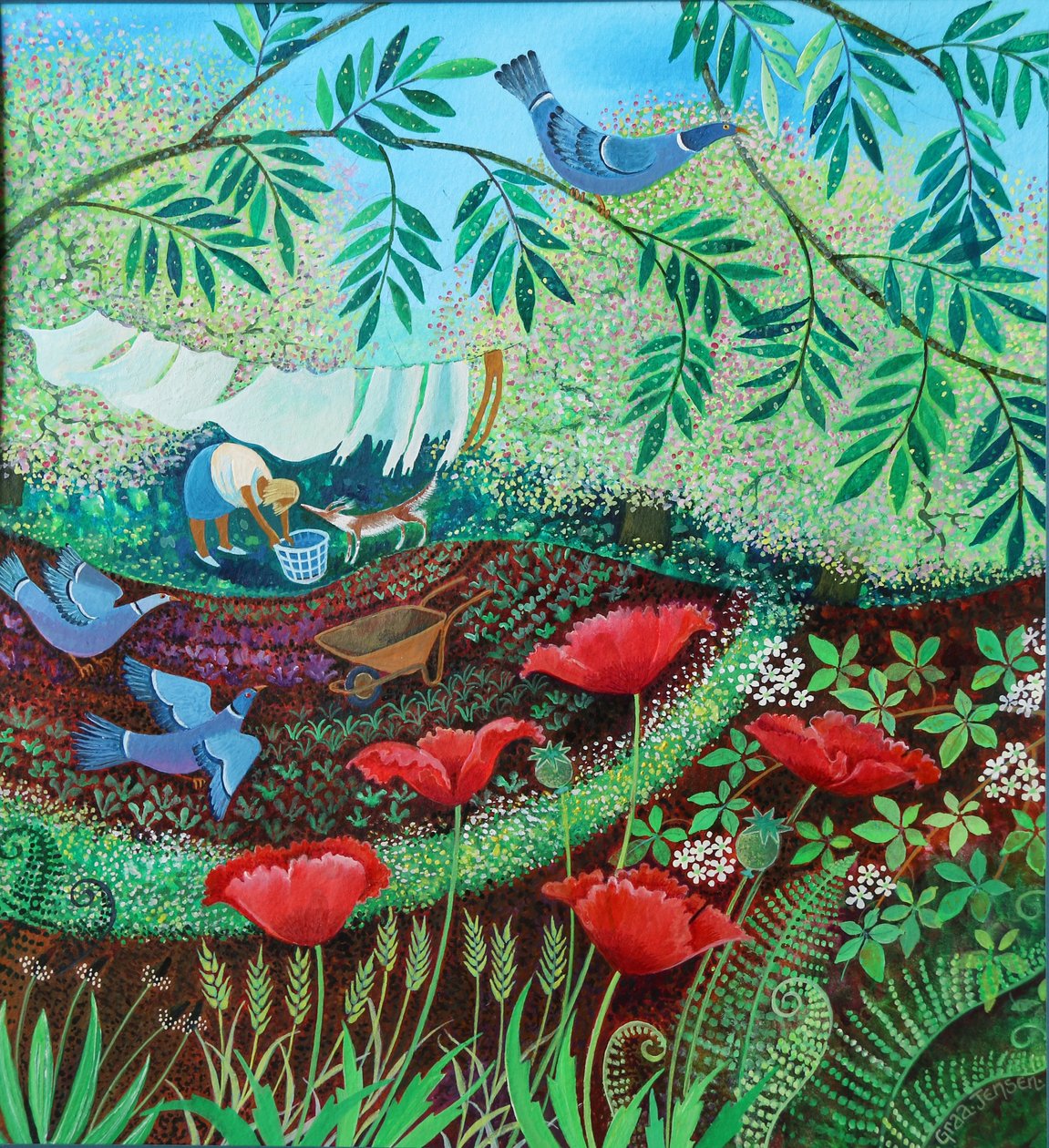 Ringeltauben, 2019 von Lisa Graa Jensen