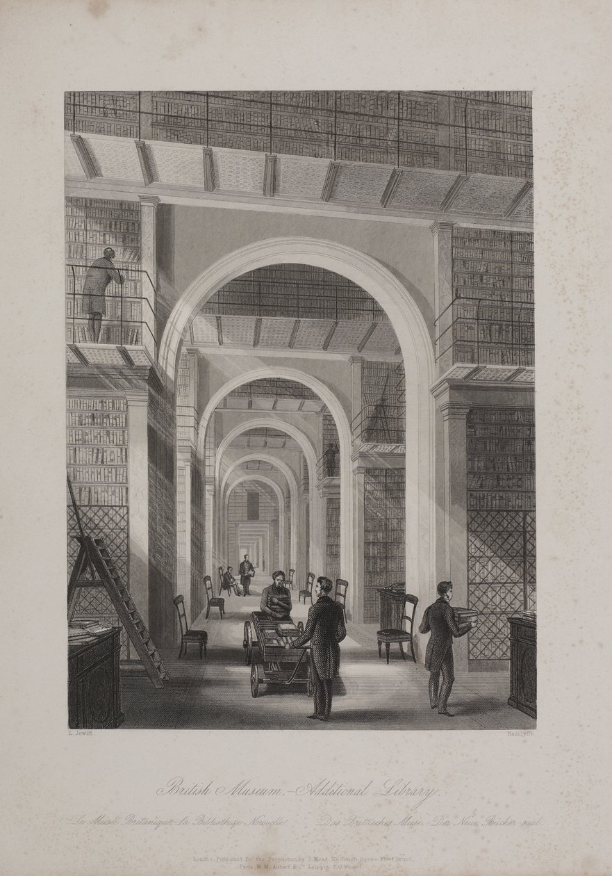 British Museum, Holborn, ca. 1850 von Llewellyn (after) Jewitt
