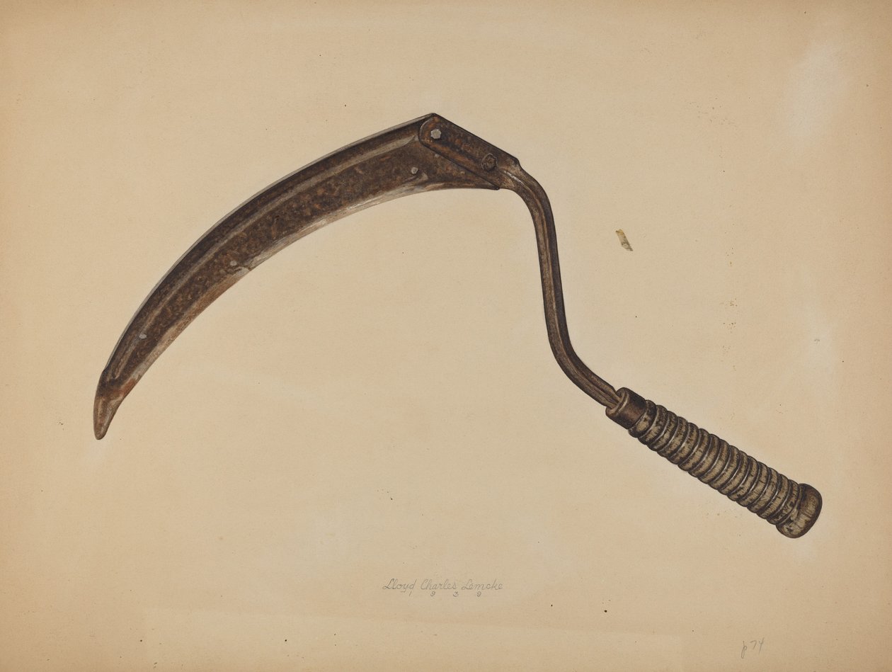 Handsichel, 1939 von Lloyd Charles Lemcke