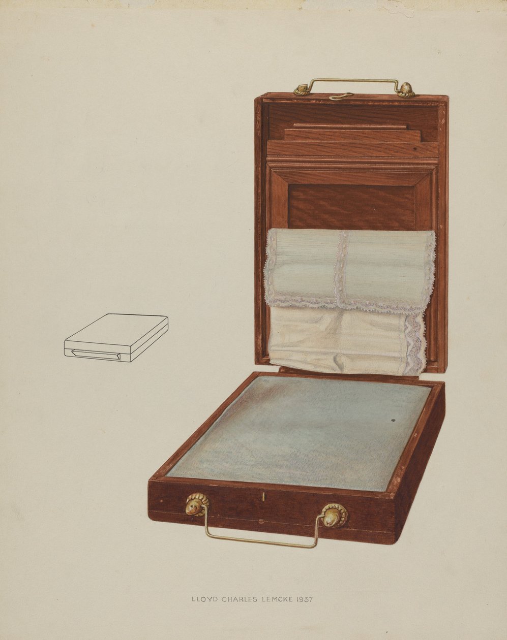 Kissenbezughalter, 1937 von Lloyd Charles Lemcke