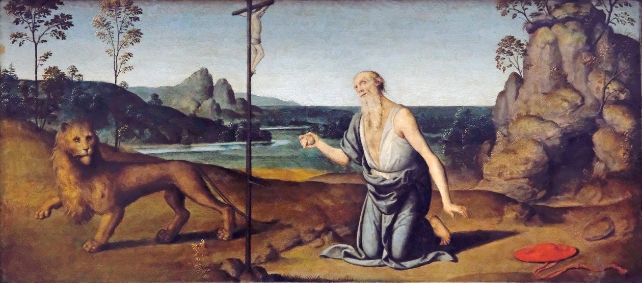 Heiliger Hieronymus in der Wüste von Lo Spagna