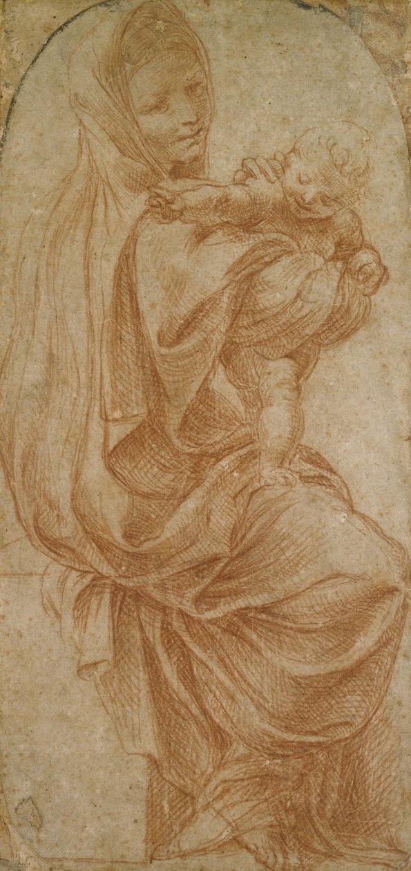 Die Jungfrau und das Kind von Lodovico Carracci