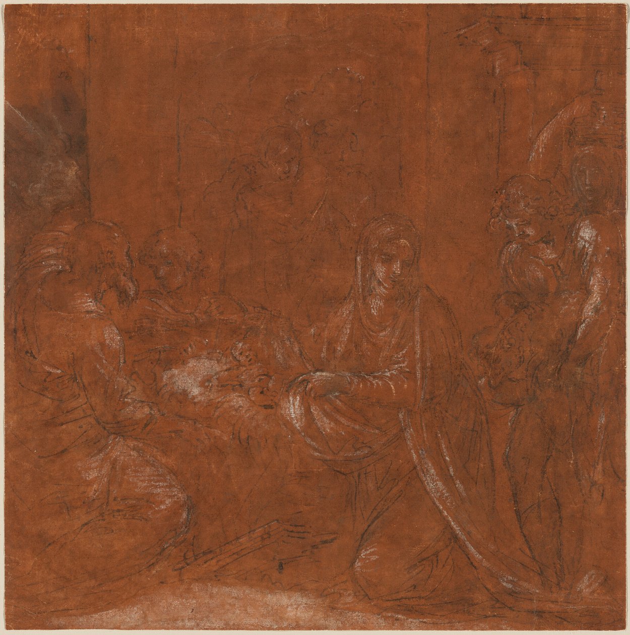 Die Anbetung der Hirten von Lodovico Carracci