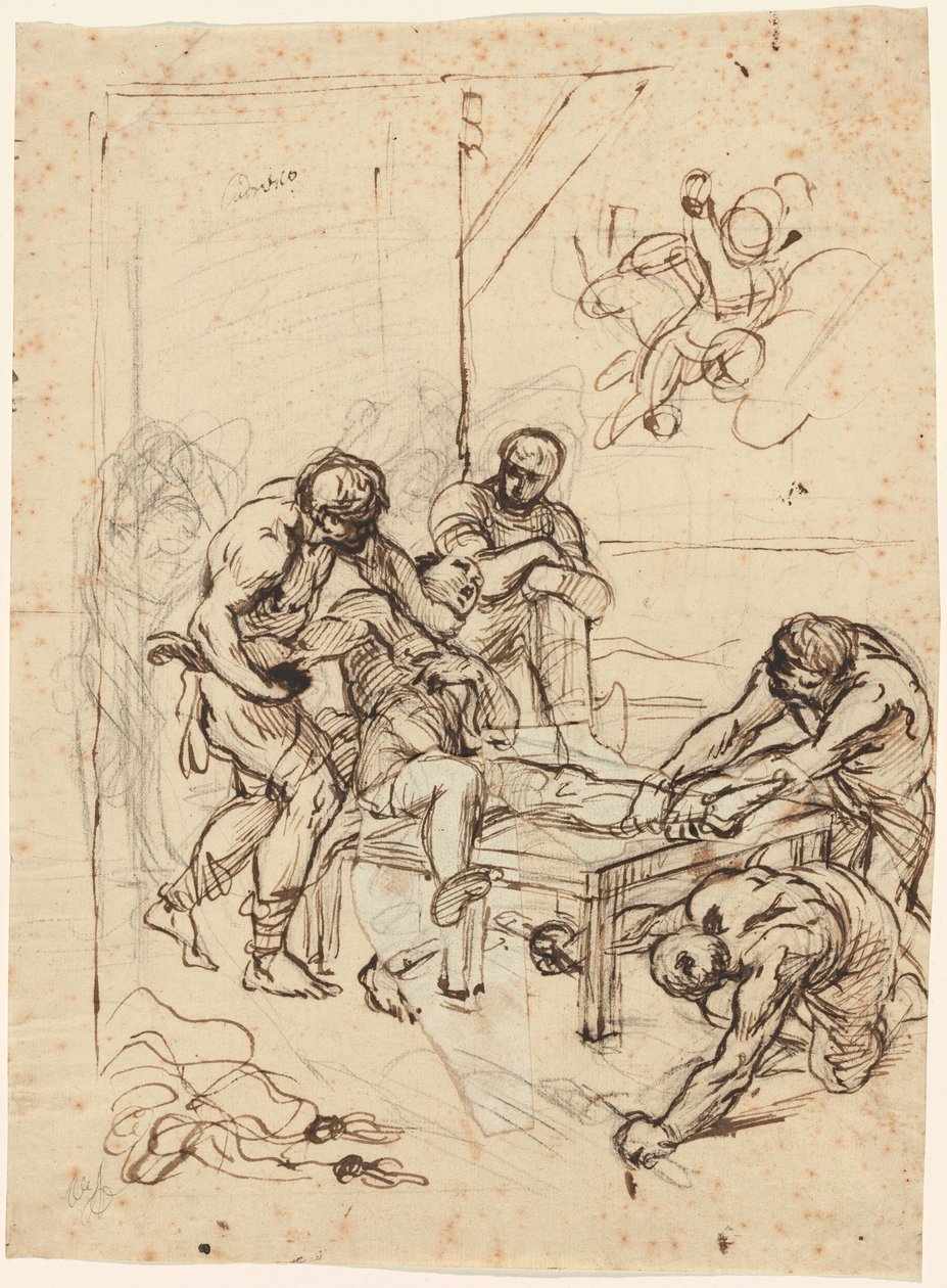 Das Martyrium des Heiligen Laurentius von Lodovico Carracci