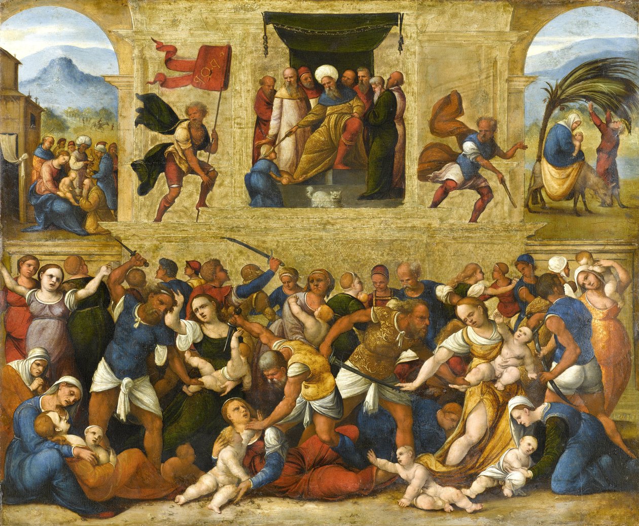 Massaker der Unschuldigen von Lodovico Mazzolino