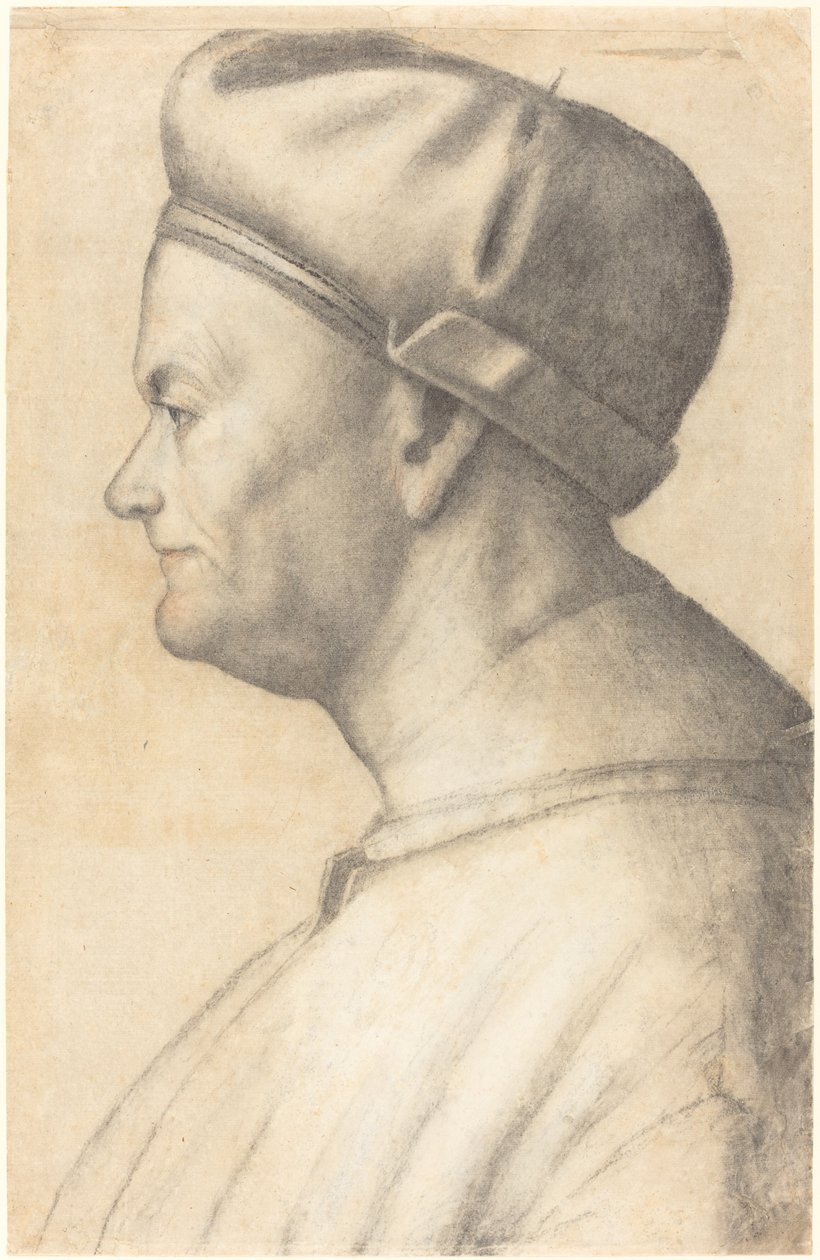 Profil eines Mannes von Lombard 16th Century
