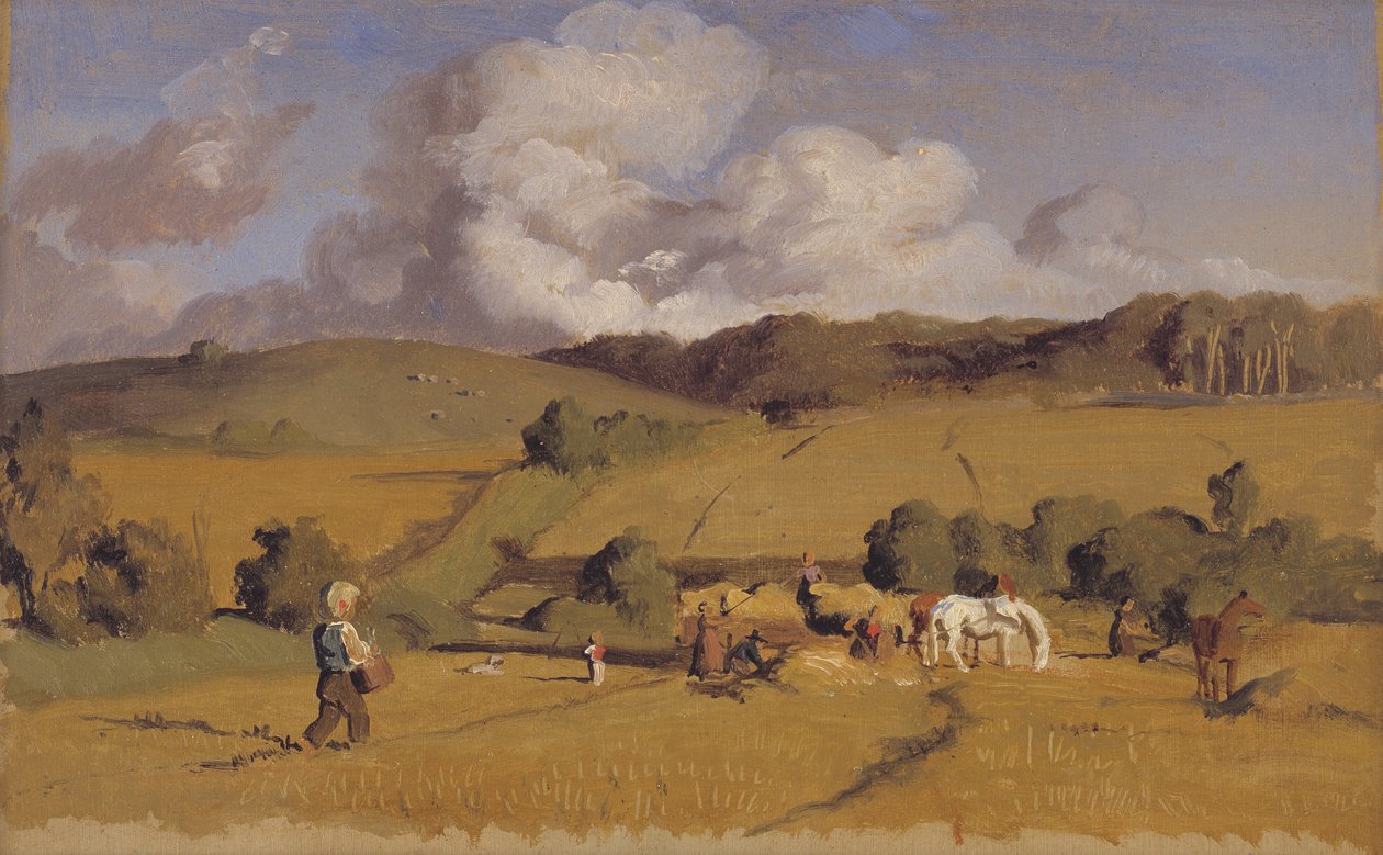 Landschaft bei Holmstrup, Seeland von Lorenz Frølich