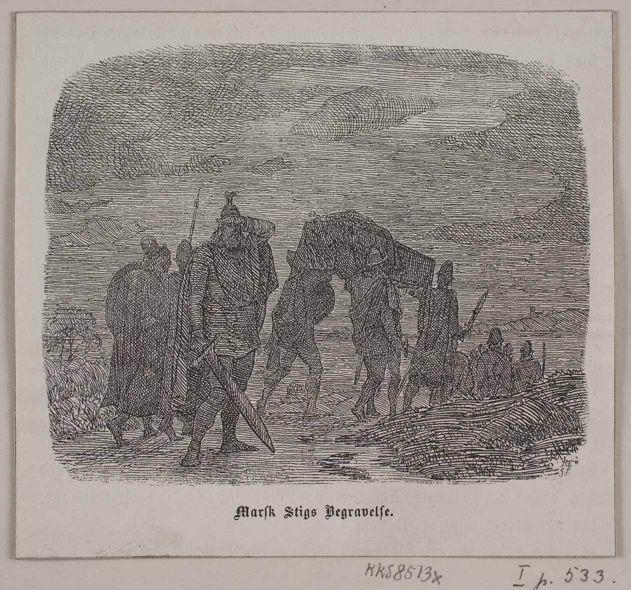 Begräbnis von Marsk Stig von Lorenz Frølich