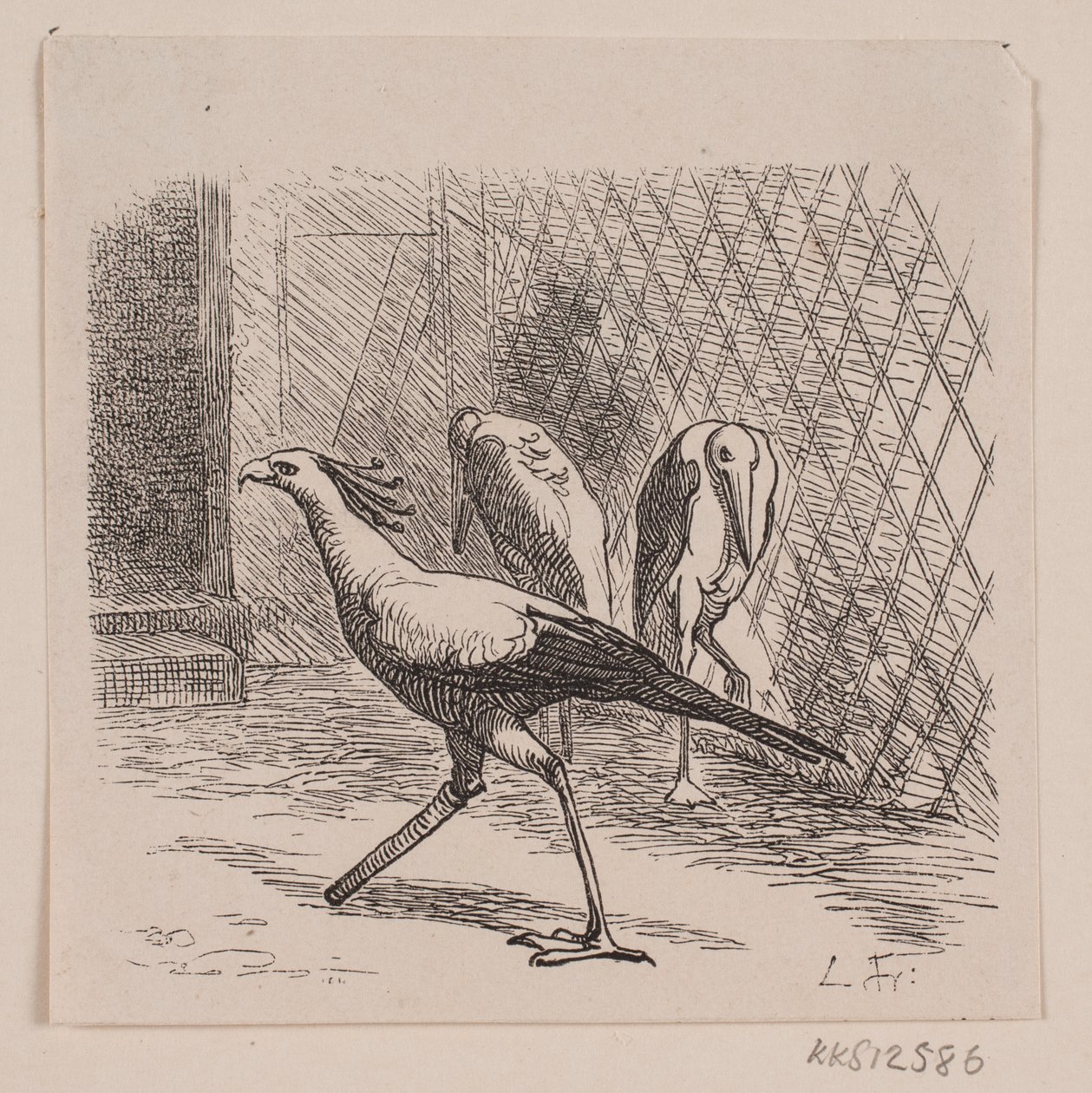 Sekretär im Jardin des Plantes von Lorenz Frølich