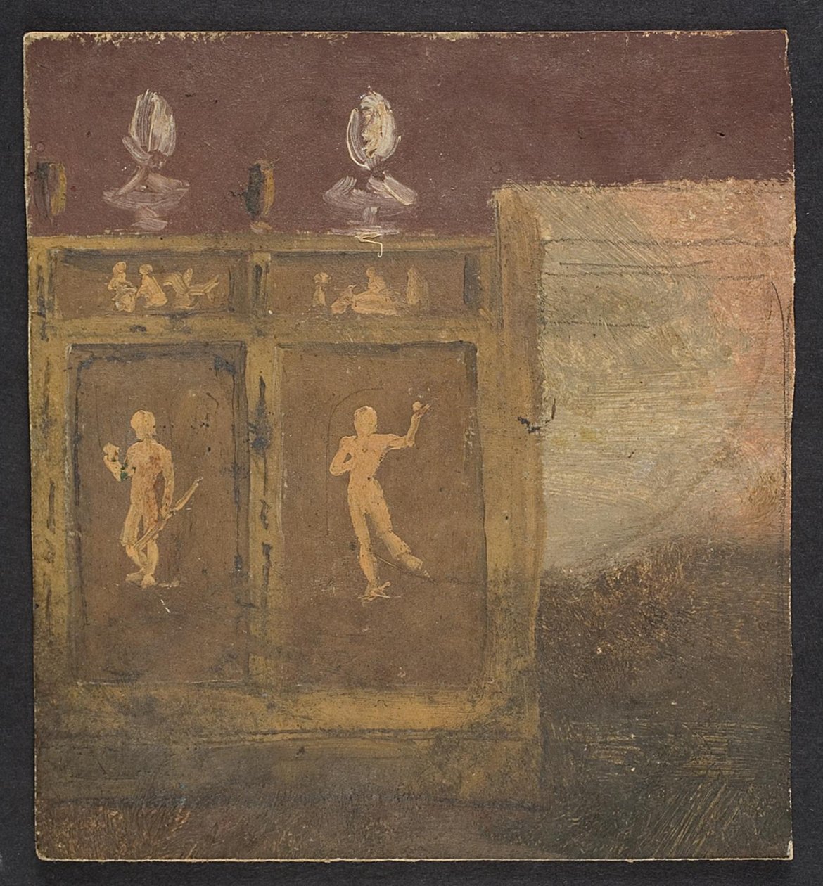Wanddekorationen für Valhøj 1838/1839 von Lorenz Frølich
