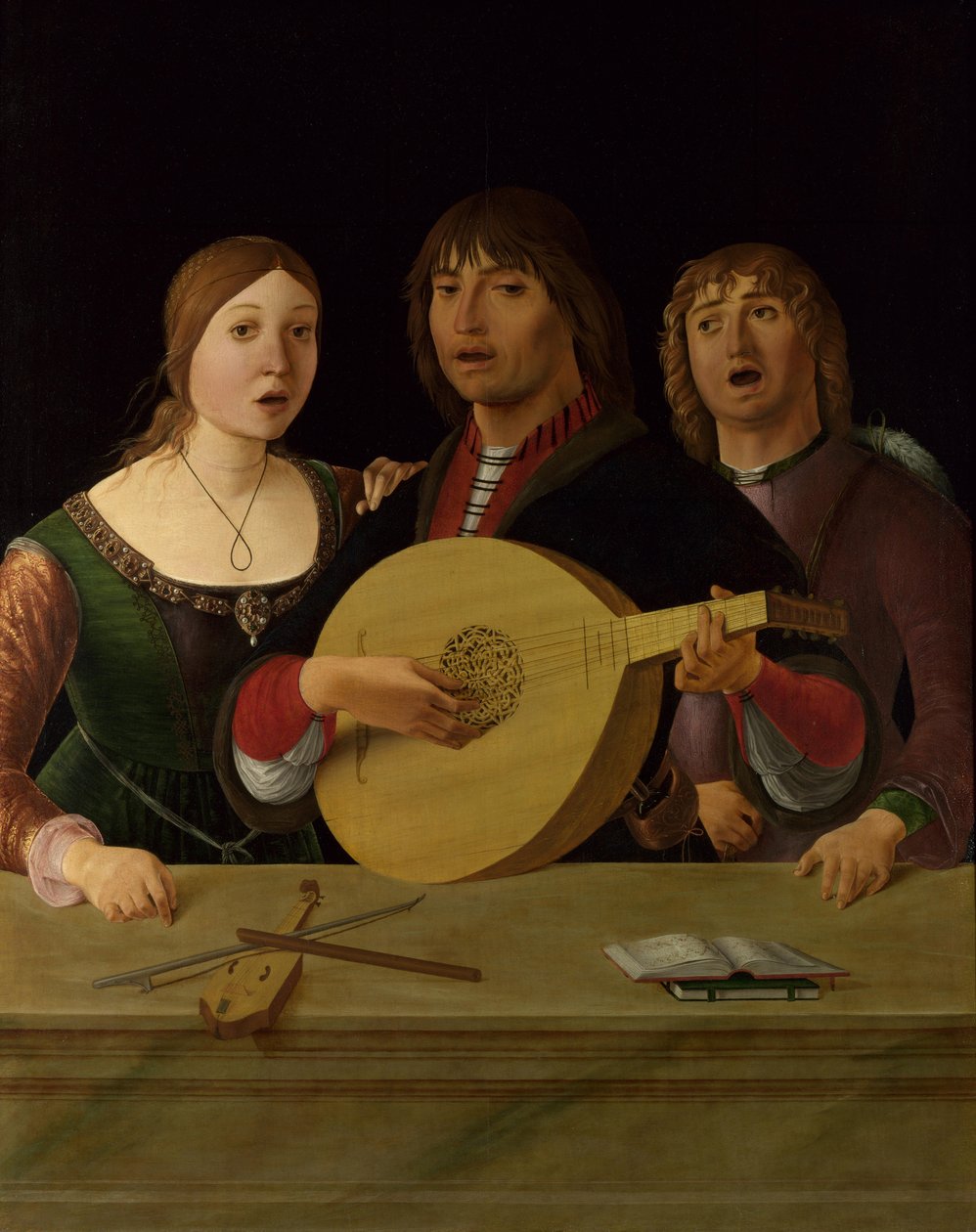 Ein Konzert, ca. 1490 von Lorenzo Costa