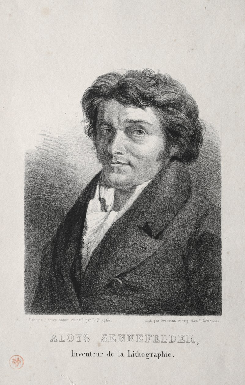 Aloys Senefelder von Lorenzo II Quaglio