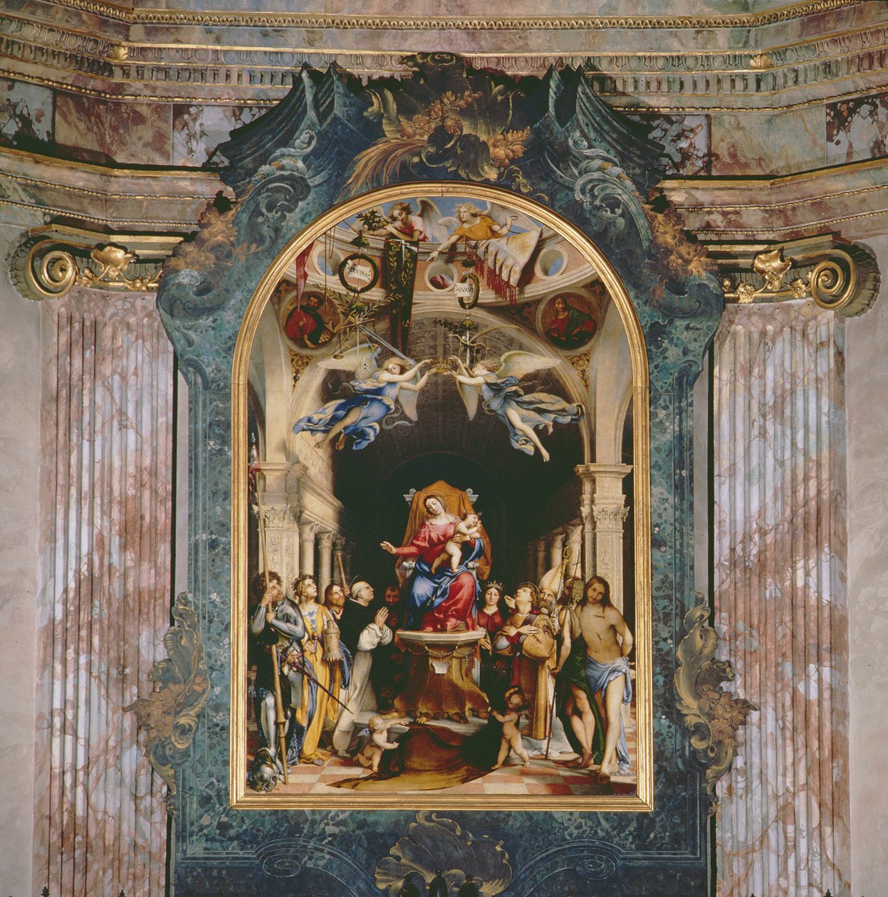 Das Martinengo-Altarbild, 1513-16 von Lorenzo Lotto