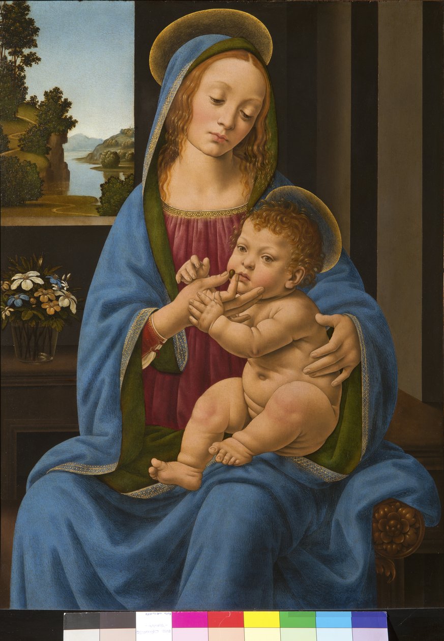 Madonna mit Kind von Lorenzo di Credi
