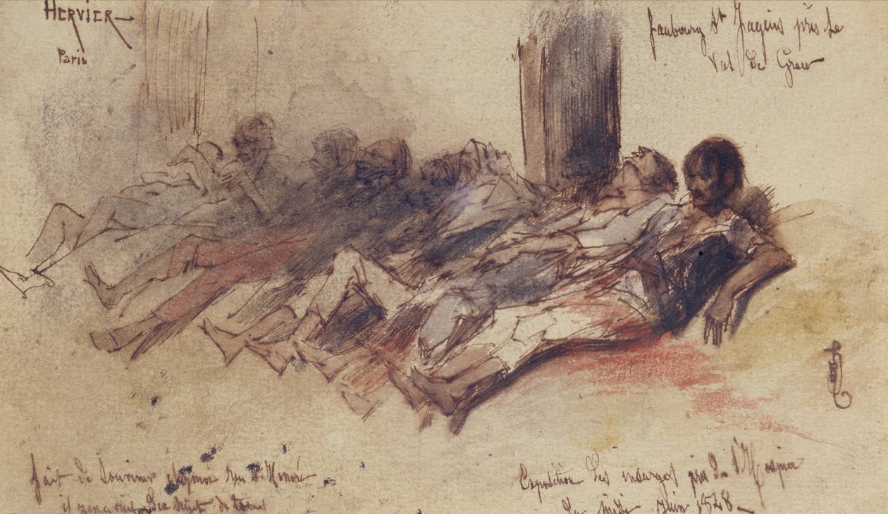 Opfer des Juni 1848 von Louis Adolphe Hervier