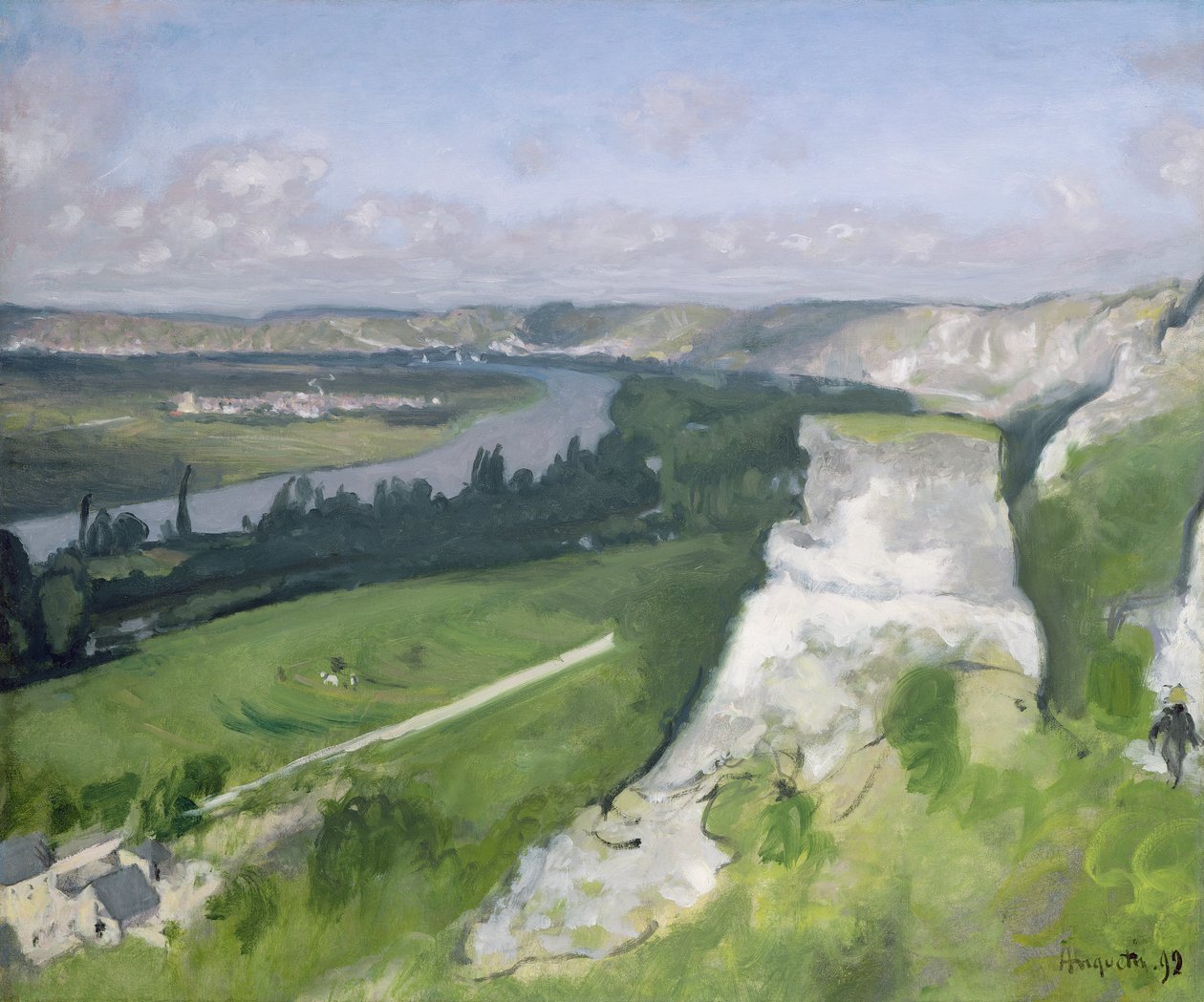 Die Seine bei Rouen, 1892 von Louis Anquetin