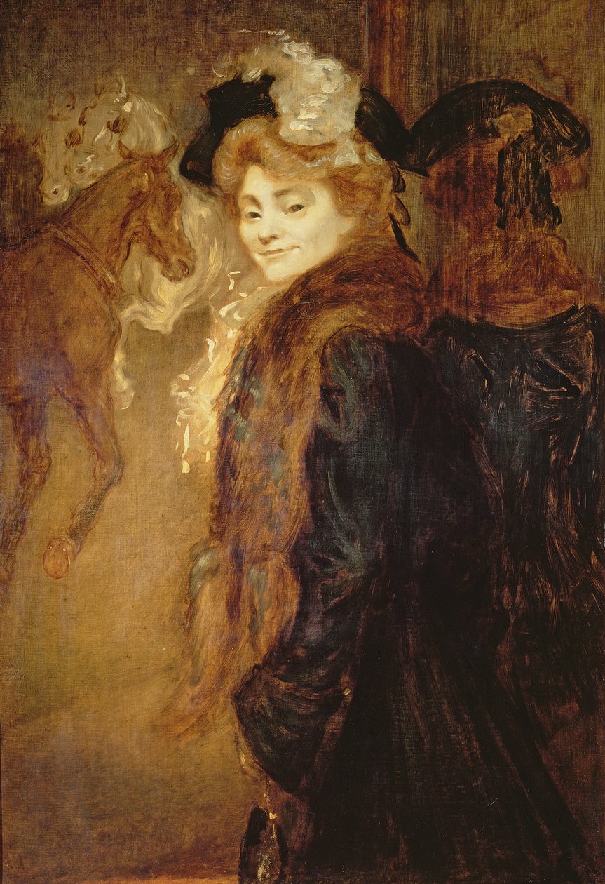 Frau auf der Straße, 1890 von Louis Anquetin