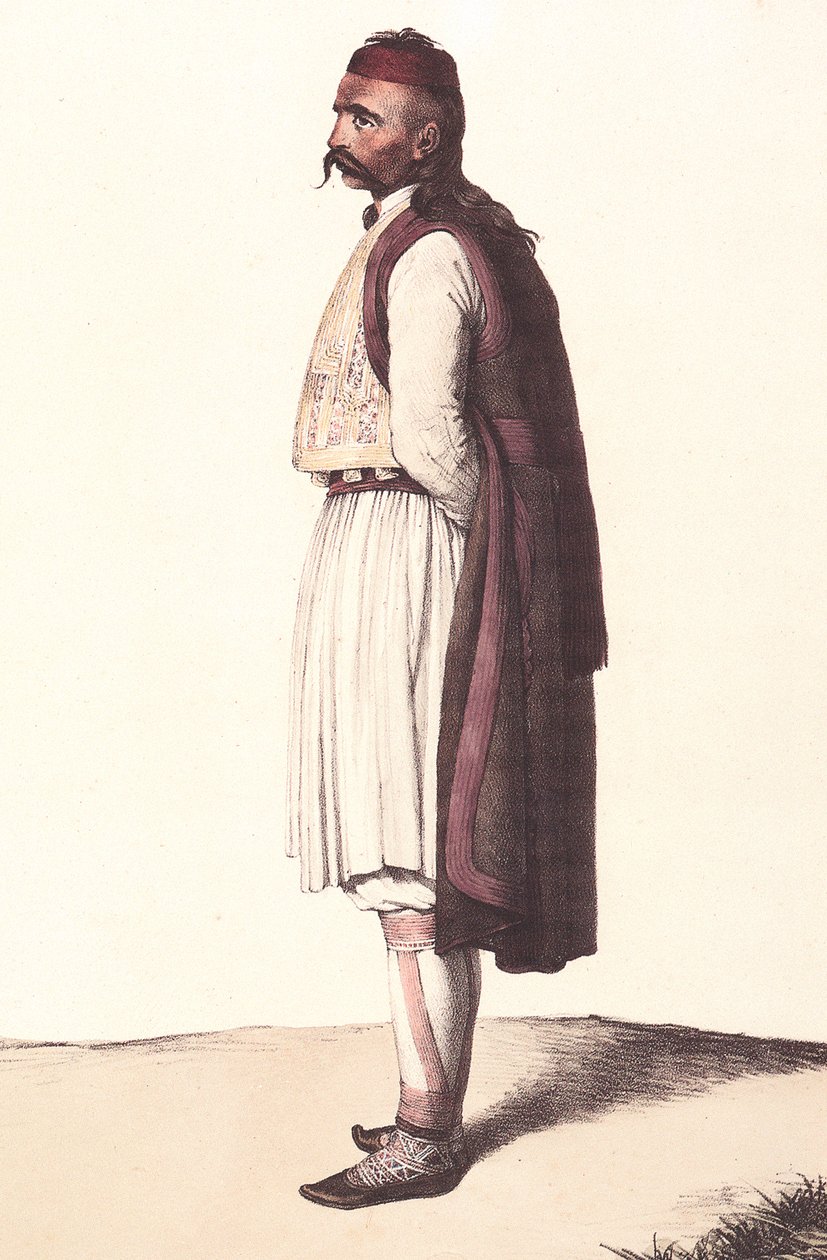 Souliote in Korfu von Louis Dupré