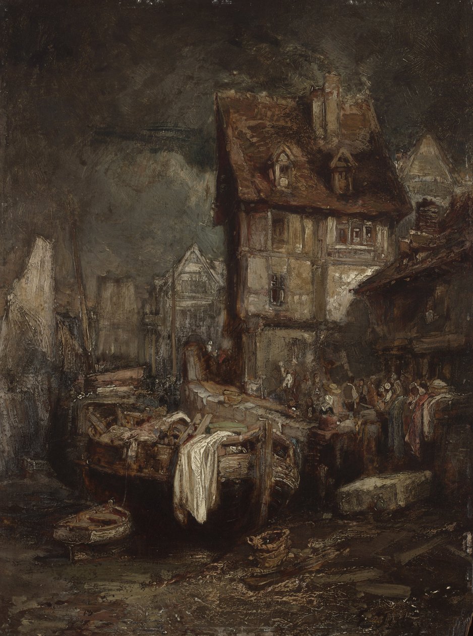 Hafeninterieur von Eugene Isabey