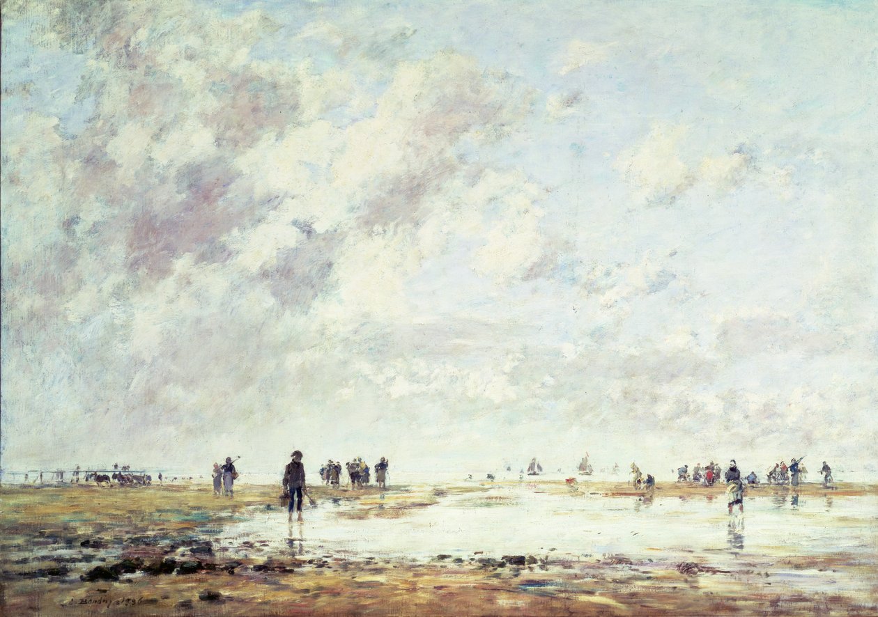 Ebbe bei Etaples, 1886 von Eugene Louis Boudin