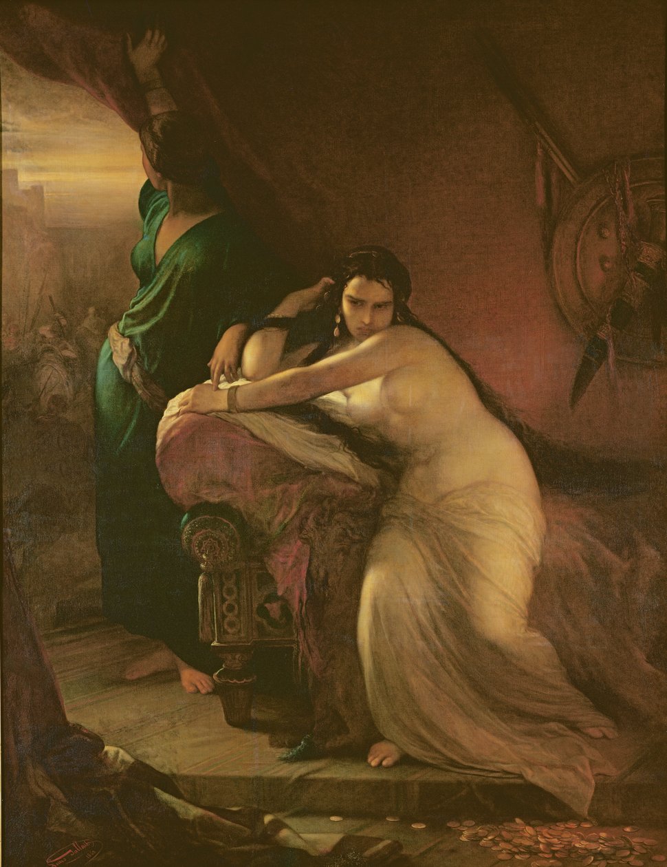Die Reue der Delilah, 1862 von Louis Gallait