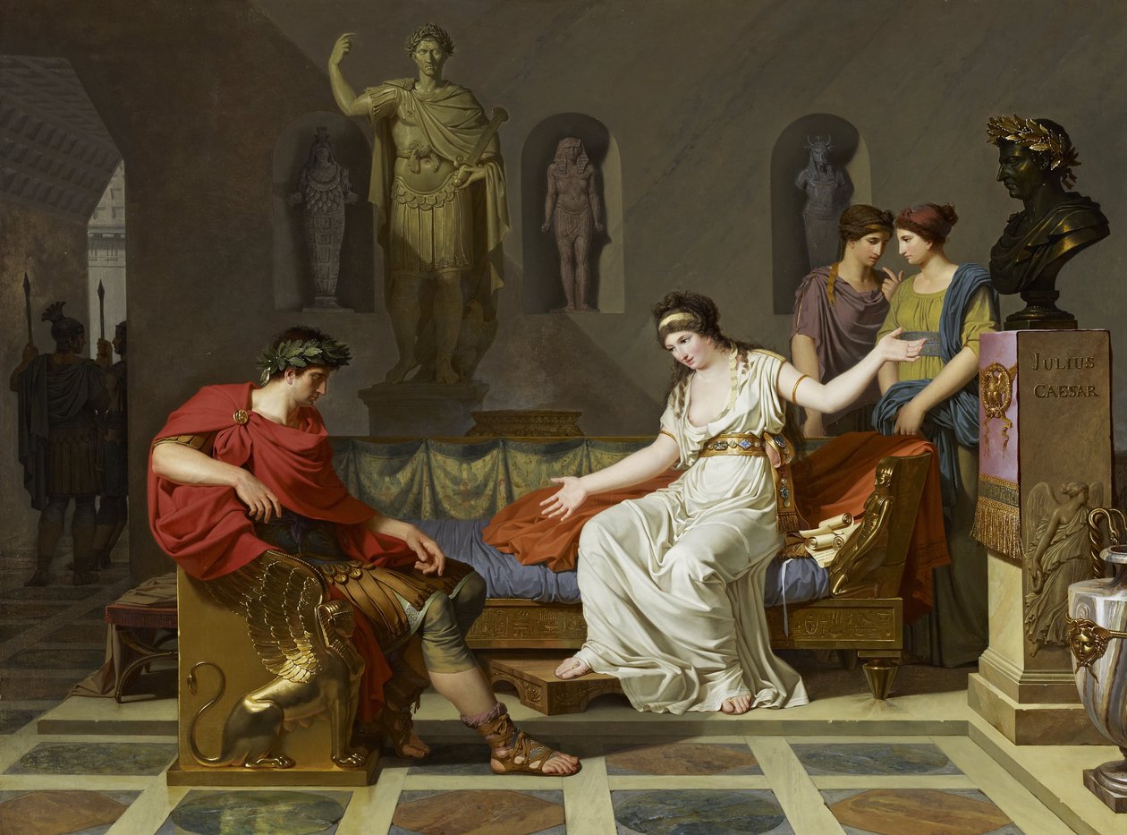 Kleopatra und Octavian von Louis Gauffier