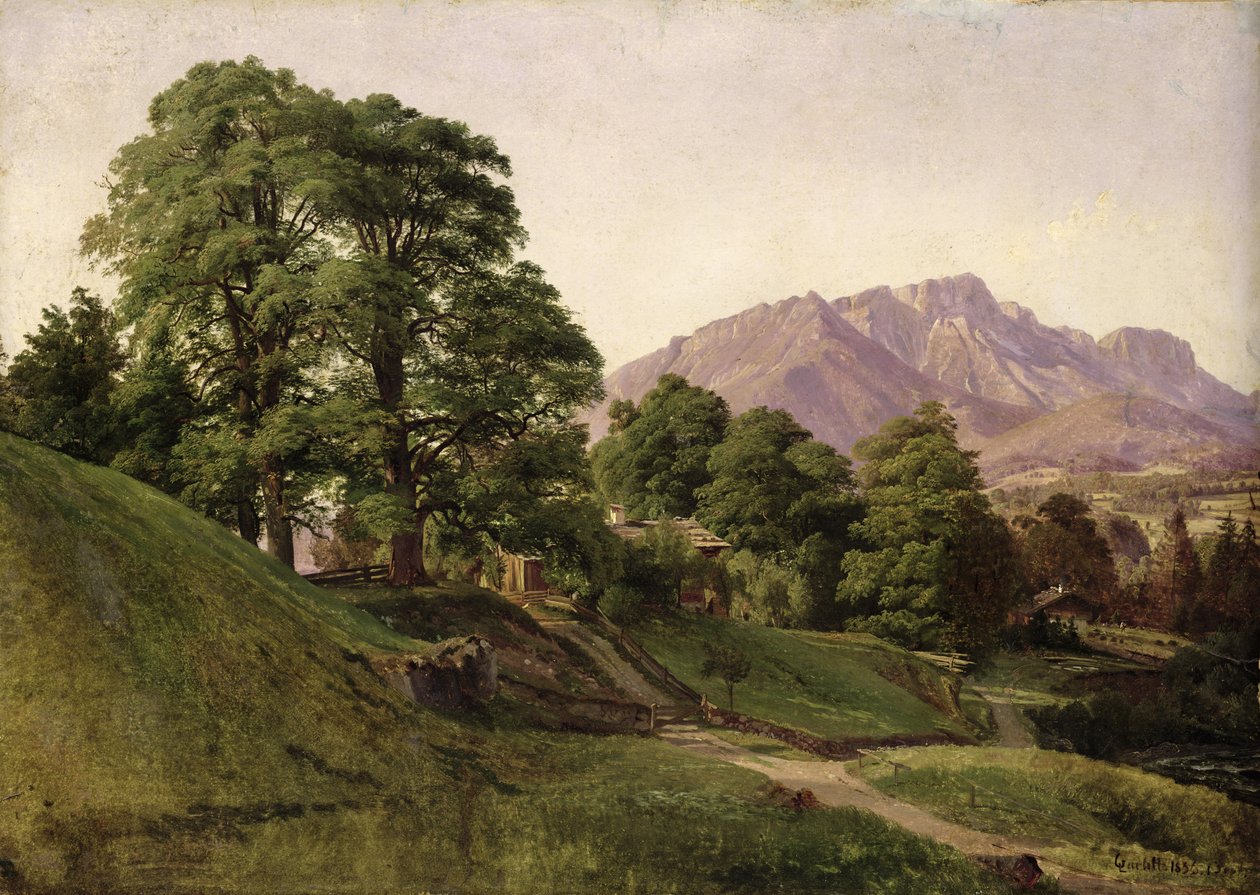 Landschaft in Oberbayern, 1836 von Louis Gurlitt