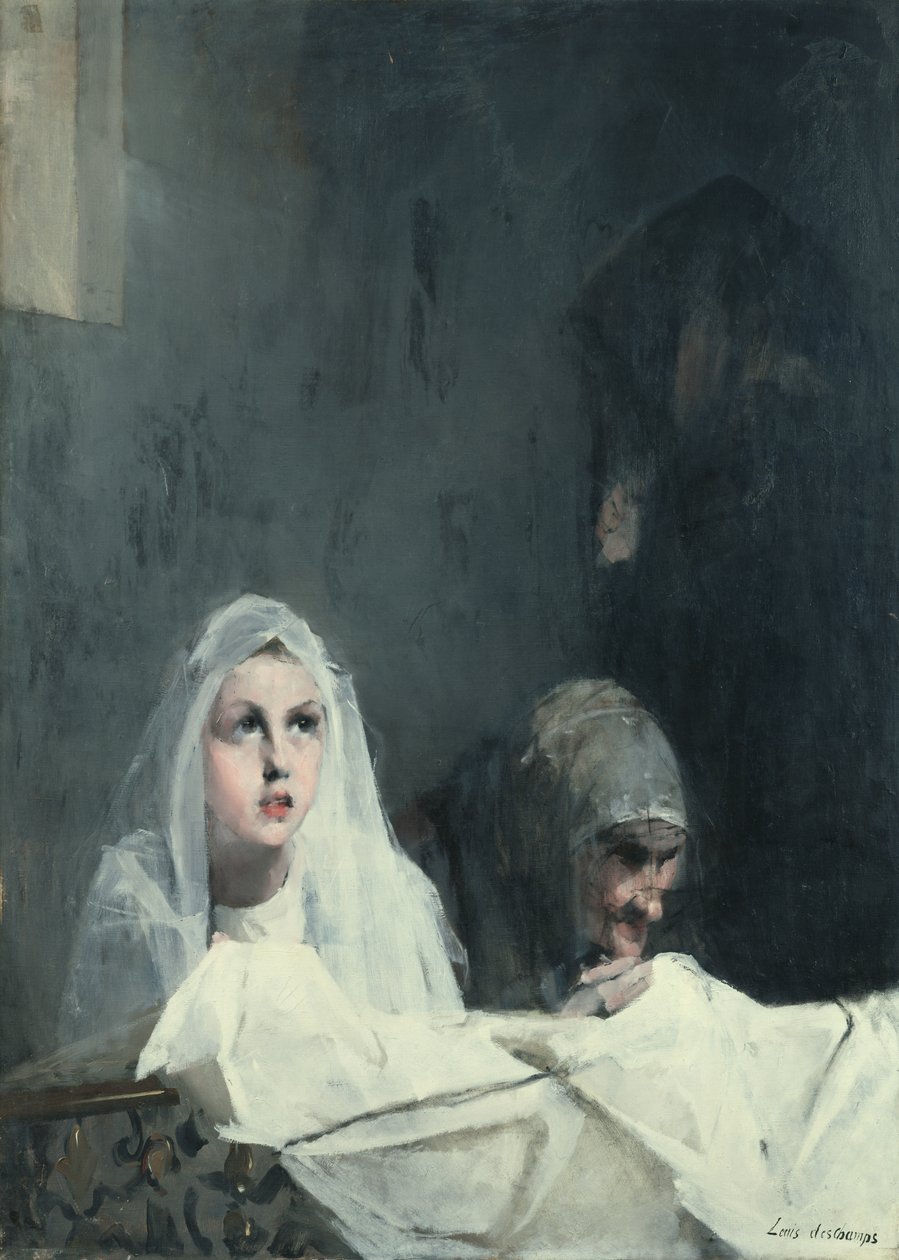 Am Heiligen Tisch von Louis Henri Deschamps
