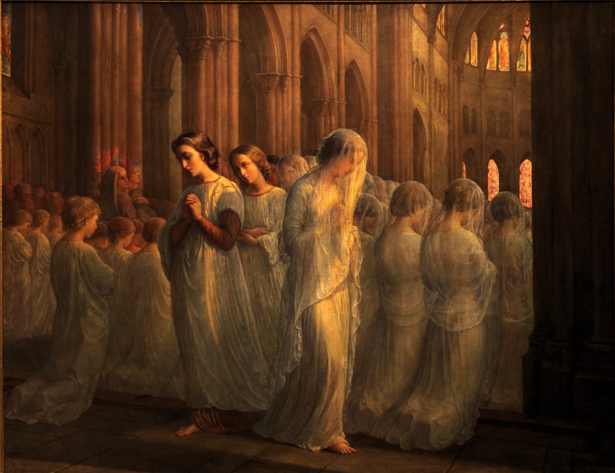 Gedicht der Seele - Erste Kommunion von Louis Janmot