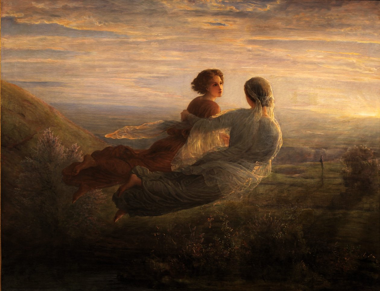 Gedicht der Seele - Der Flug der Seele von Louis Janmot