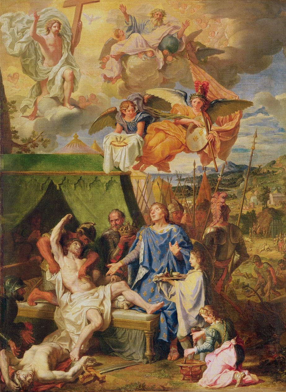St. Louis heilt die Skrofulosekranken von Louis Licherie de Beuron