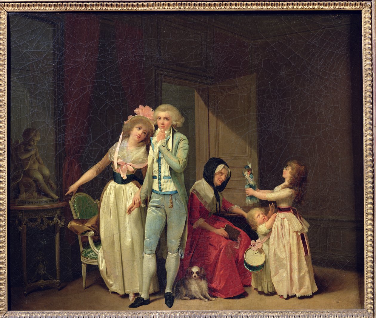 Diejenigen, die Liebe inspirieren, löschen sie aus, oder Der Philosoph, 1790 von Louis Leopold Boilly