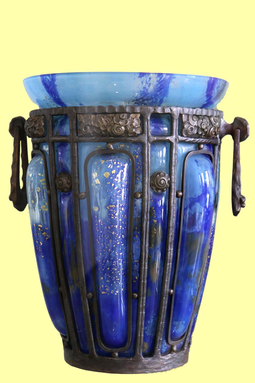 Vase aus Glas von Louis Majorelle