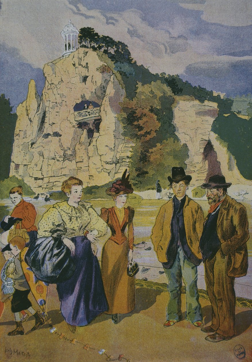 Les Buttes Chaumont von Louis Malteste