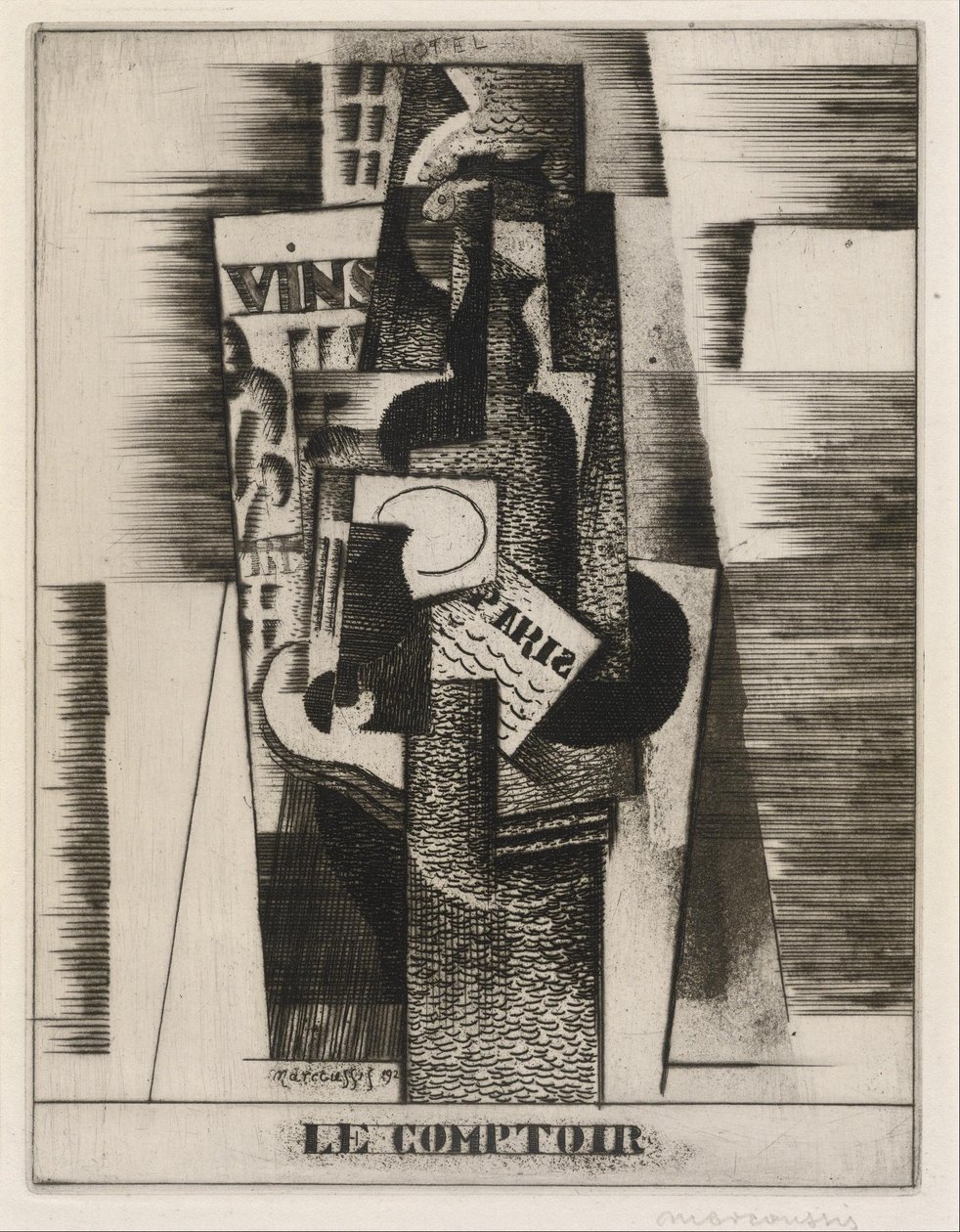 Der Schalter von Louis Marcoussis