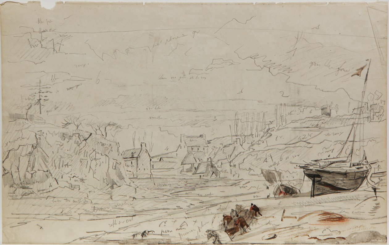Zeichnung von Louis Marie Faudacq