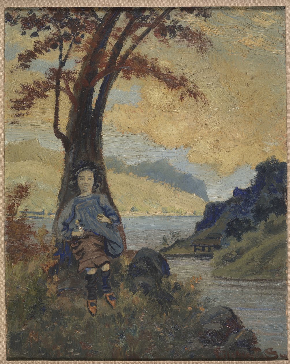 Italienisches Mädchen, ca. 1913 von Louis Michel Eilshemius