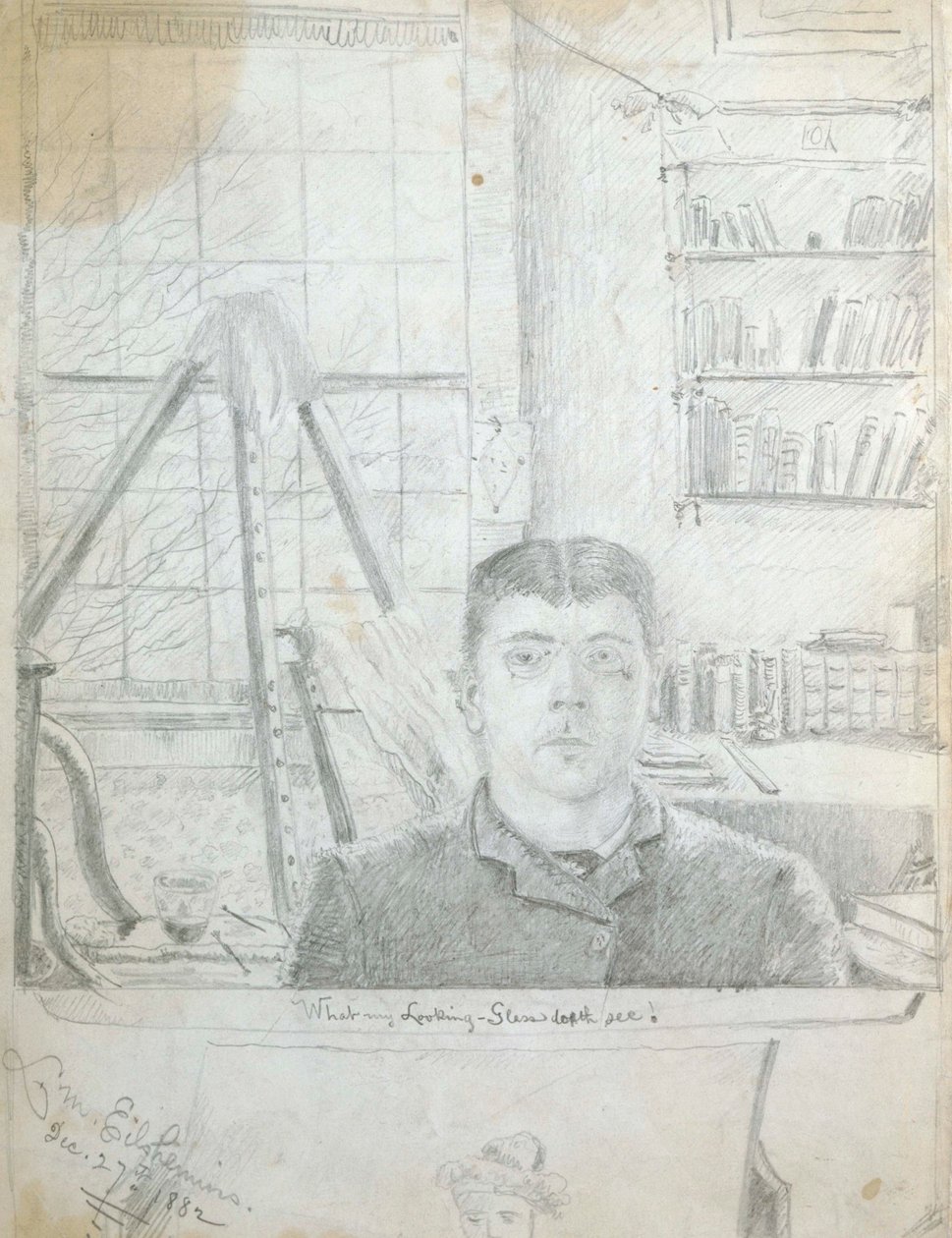 Selbstporträt von Louis Michel Eilshemius