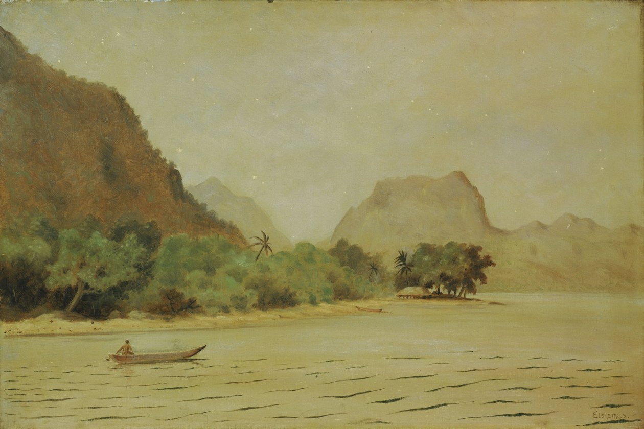 Dämmerung in Samoa von Louis Michel Eilshemius
