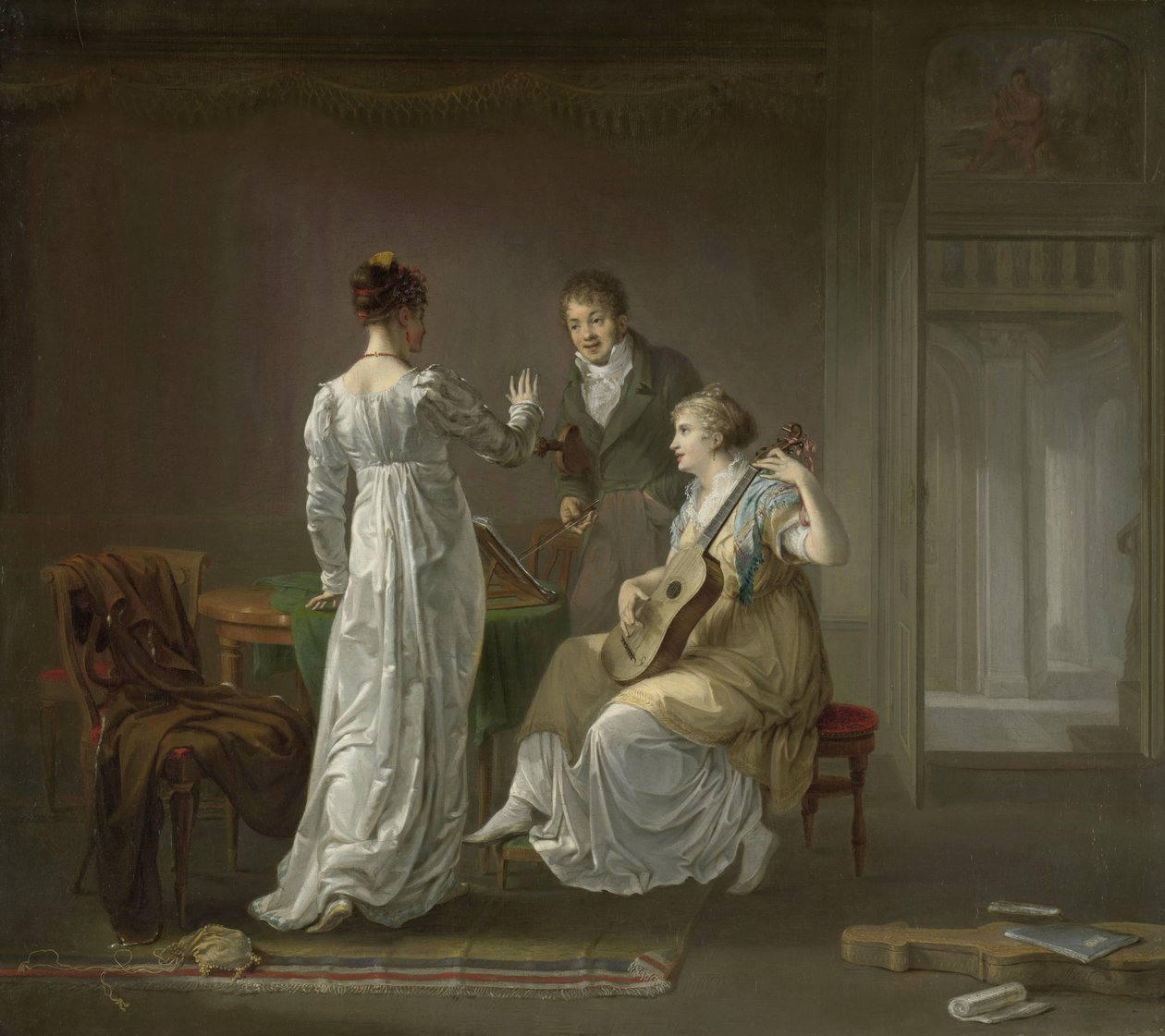 Die Musikstunde von Louis Moritz