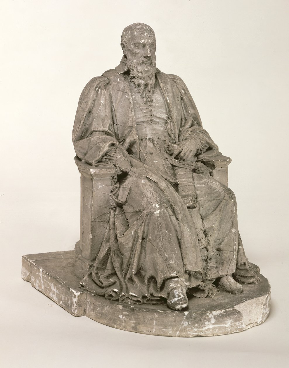 Sitzende Statue von Michel de L