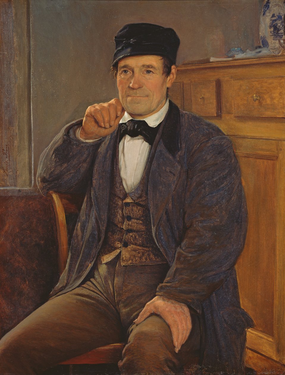 Porträt des Vaters des Künstlers von Louis Pion