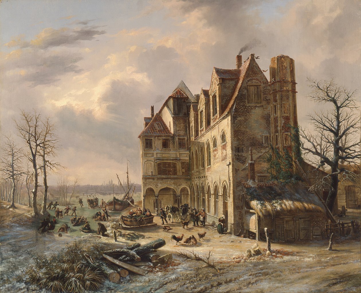 Der Wechsel an der alten Abtei von Louis Schepens