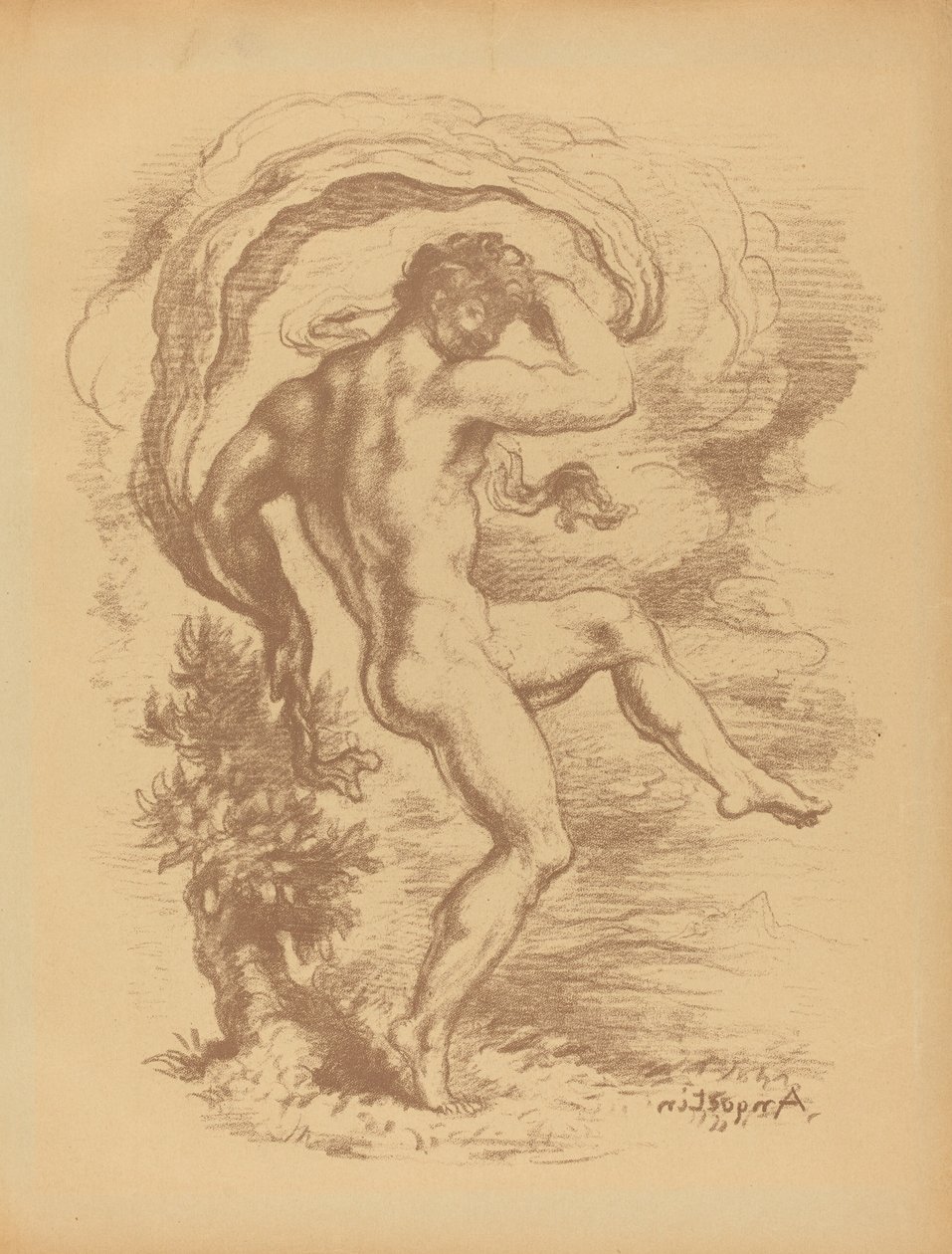 Tanzender Akt von Louis Anquetin