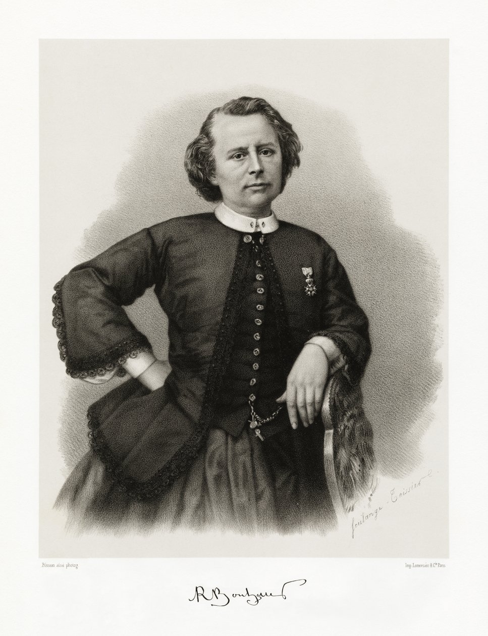 Rosalie Bonheur, 1865-66 von Louis Auguste Bisson