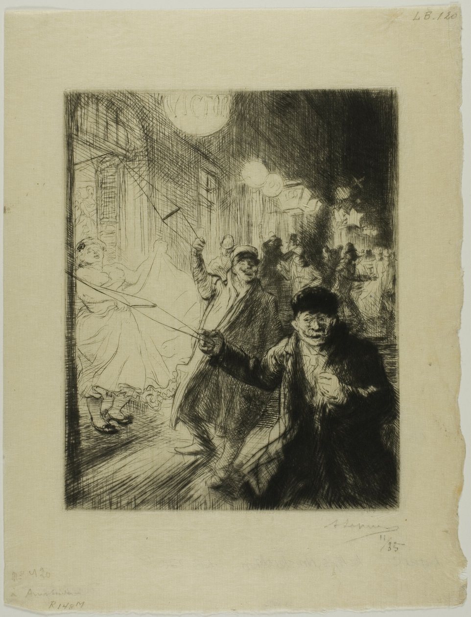 Le Nys, Amsterdam von Louis Auguste Lepère